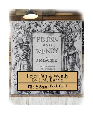 Peter Pan and Wendy book on the shelf
