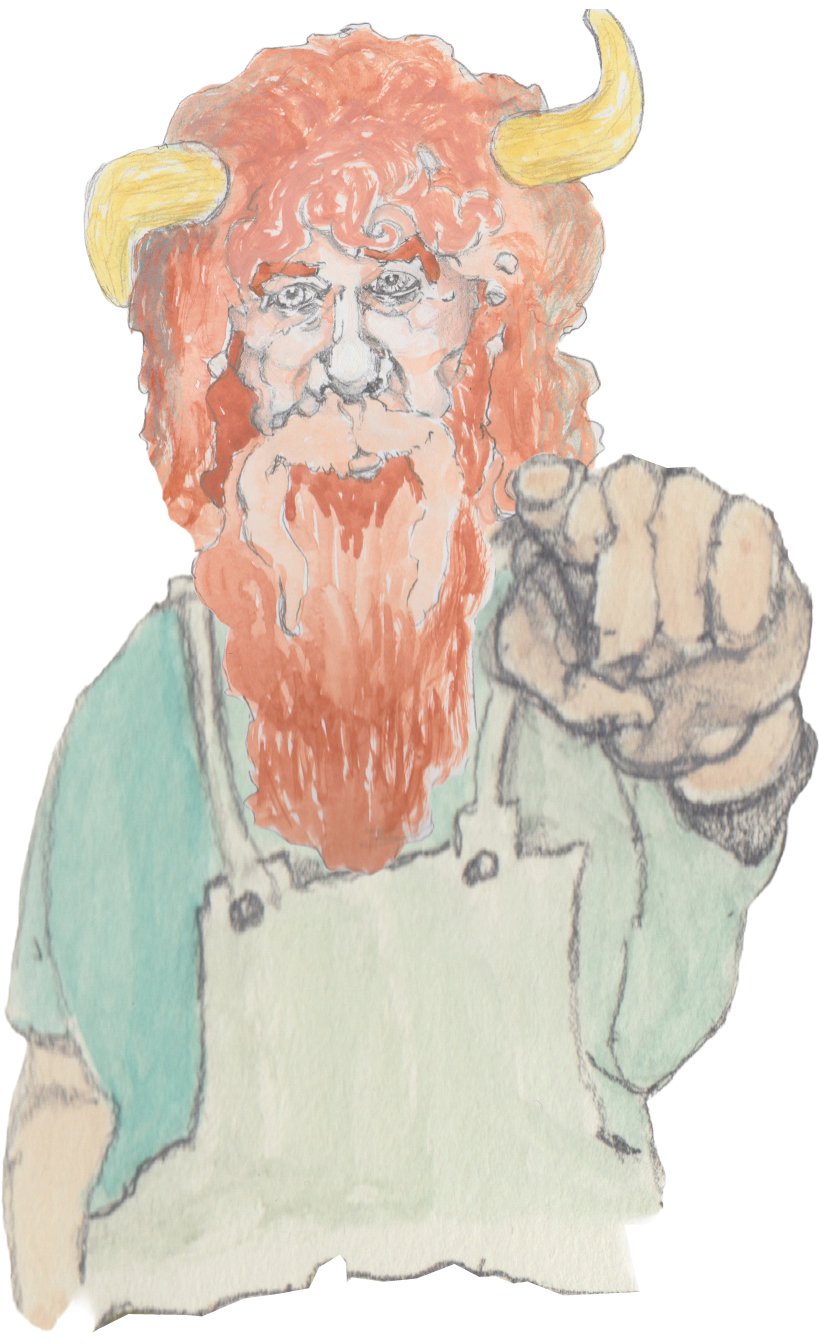 Gramps pointing at you.